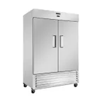 image of Vitlife Commercial VRB54R 54" 2-Solid Door Reach‑In Refrigerator, 46 cu. ft., Bottom Mounted Refrigeration