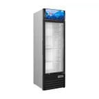 image of Vitlife Commercial VSC288VCW 20" 1-Glass Door Merchandiser Refrigerator w/ Canopy, 8.8  cu. ft.