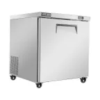 image of Vitlife Commercial VUC29R 29" 1-Solid Door Reach-In Undercounter Refrigerator, 6.7 cu. ft.