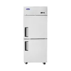 image of Atosa USA MBF8007GR 28-3/4" 2-Half Solid Door Reach-In Freezer, Top Mount, 21.4 cu. ft., Stainless Steel
