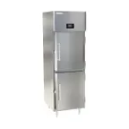 image of Delfield DSLF1-SH 2-Half Solid Door Reach-In Freezer, Top Mounted, 21 cu. ft.