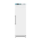 image of Koolmore KM-FMD12WH 24" 1-Solid Door Reach-In Freezer, Bottom Mounted, 12 cu. ft., White Finish, Stainless Steel Interior