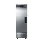 image of Summit SCFF237LH 28" One Section Reach-In Freezer w/ Left Hinged Solid Door, Stainless Steel, 23 cu. ft.