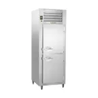 image of Traulsen ALT132W-HHS 30" 2-Half Hinged Wide Solid Door Reach-In Freezer, Remote Refrigeration, 23.4 cu. ft., Stainless Steel Exterior, Aluminum Interior