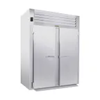 image of Traulsen RIF232L-FHS 68" 2-Section Roll-In Freezer, 2 Solid Doors, Remote, 73 cu. ft., Stainless Steel