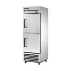 image of True TS-23F-2-HC 27" 1-Section Reach-In Freezer, 2 Half Hinged Doors, 23 cu. ft., Stainless Steel, Bottom Mounted