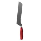 image of Boska 190011 Semi-Hard Cheese Knife, 210mm (8.3") Red 18/10 Stainless Steel Blade, Plastic Handle