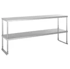 image of Hubert 28W-391 Kratos Double Overshelf For 12"X72" Worktables