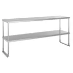 image of Hubert 28W-393 Kratos Double Overshelf For 18"X72" Worktables