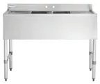 image of Hubert 29N-032 Kratos® Underbar Compartment Sink, 2 Bowls, 48"W X 18.75"D X 33"H