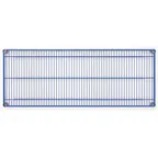 image of Hubert 30V-024 Heavy Duty Kitchen Shelf, Blue Epoxy Finish, 1000 lb. Capacity - 60"W x 24"D