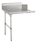 image of Hubert 37836 36" Kratos Clean Straight Dishtable, 16 Gauge Stainless Steel / Left Drainboard