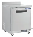 image of Hubert 69K-094 28" Worktop Freezer, Stainless Steel Exterior, 0°F-10°F temp, 6.5 cu. ft.