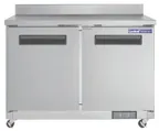 image of Hubert 69K-095 48" Worktop Freezer, Stainless Steel Exterior, -10°F-10°F temp, 12 cu. ft.