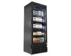 image of Imbera USA G319 BB Merchandiser Refrigerator – 13.94 ft³, 240 Bottle Capacity, Black Finish