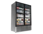 image of Imbera USA VRD43 SS 78-3/4" H x 54-1/4" W x 31-3/8" D Steel 2‑Door Cooler, 41.7 ft³, ENERGY STAR®