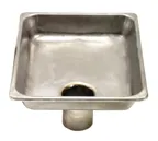 image of Omcan USA 10057 Grinder Head Feed Pan, 10" x 12", for #10051