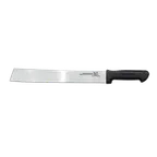 image of Omcan USA 11515 Watermelon Knife – 14" Stamped, Stainless Steel Blade, Black Plastic Handle