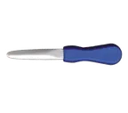 image of Omcan USA 11523 Oyster & Clam Knife, 3-3/4" Blade, Blue Plastic Handle – Ideal for Shellfish Opening