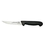 image of Omcan USA 12383 Boning Knife, 4-3/4" Stainless Straight Blade, Black Plastic Handle, Stamped