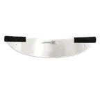 image of Omcan USA 12818 Pizza Rocker, 20" Cutter with Stainless Steel Blade, Black Plastic/Poly Handles