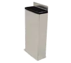 image of Omcan USA 12902 Extra Small 4‑Slot Knife Rack With Black Plastic Insert, Stainless Steel, Storage