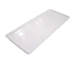 image of Omcan USA 13005 Bakery Display Tray, White Rectangular Plastic, 10" x 30" - Counter Service