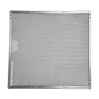 image of Omcan USA 13465 Pizza Screen – 20" Square Crimped Aluminum Baking Disk, Heavy‑Duty Construction