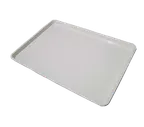 image of Omcan USA 14244 Bakery Display Tray, 18" x 26" Rectangular White Plastic, Heavy‑Duty Food Service