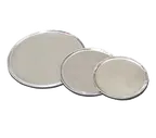 image of Omcan USA 20219 Commercial Pizza Pan, 13" Round Aluminum Tray, Solid Construction, 12"-13" Diameter