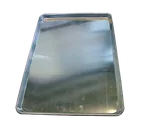 image of Omcan USA 20233 Bun And Sheet Pan, 16" x 22" x 1" Solid Uncoated Aluminum, 19‑Ga, Two‑Third Sheet