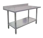 image of Omcan USA 22086 Stainless Steel Top 30" - 35" Work Table