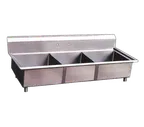 image of Omcan USA 22114 (3) Three Compartment Sink