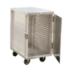 image of Omcan USA 23775 - Sheet Pan Cabinet, 36-1/2" High, 20 18"x26" Slides, 5" Casters, Solid Door, 270° Open