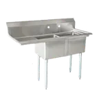 image of Omcan USA 25250 (2) Two Compartment Sink