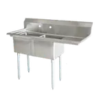 image of Omcan USA 25251 (2) Two Compartment Sink
