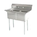 image of Omcan USA 25252 (2) Two Compartment Sink