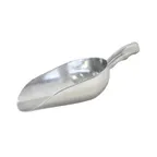 image of Omcan USA 27680 Ice Scoop – 12 Oz, Round Bottom, Solid Aluminum Construction