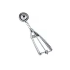 image of Omcan USA 34858 Ice Cream Scoop Disher, 1-3/8" Dia, .3-.9 oz, Stainless Steel, Metal Squeeze Handle