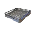 image of Omcan USA 37387 Dishwasher Rack, Full Flat, 19-1/4" x 19-1/4" x 4", Gray Plastic