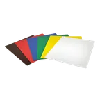 image of Omcan USA 41193 Cutting Board Set, Assorted, 1/16" Thick, 10"-12" x 13"-18" Plastic, - Set