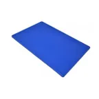 image of Omcan USA 41197 Plastic Cutting Board, 12" x 18" x 1/2" Blue, DishwasherSafe, USDA FDA NSF