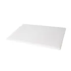 image of Omcan USA 41208 Plastic Cutting Board, 18" x 24" x 1/2" White, Dishwasher Safe