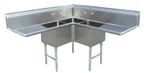 image of Omcan USA 43073 (3) Three Compartment Sink
