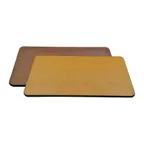 image of Omcan USA 43162 - Square 30x30" Laminate Table Top, 1" Thick, Reversible Oak/Walnut Finish