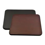 image of Omcan USA 43175 - Square 36"x36" Mahogany/Black Laminate Table Top, 1" Thick, Reversible, Restaurant Table Top