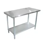 image of Omcan USA 43182 Stainless Steel Top 12" - 21" Work Table