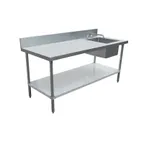 image of Omcan USA 43242 with Prep Sink(s) Work Table