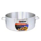 image of Omcan USA 43358 Brazier Pan, 14" 15-20 Qt Aluminum Construction, No Cover – Commercial Cookware
