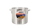 image of Omcan USA 43369 20-Qt Aluminum Stock Pot, Commercial Cookware, Pot Only, Heavy‑Duty Construction